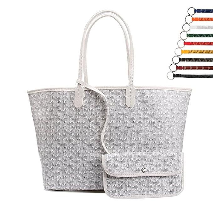 Stylesty Fashion Shopping PU Tote Bag, Designer Shoulder Handbags with Key Ring … | Amazon (US)