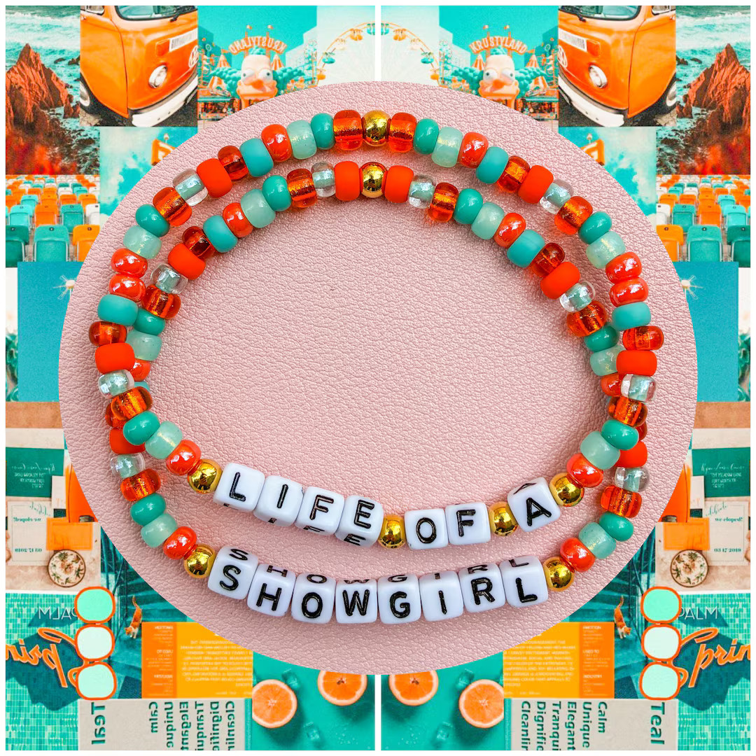 Life of A Showgirl Inspired Beaded Bracelets - Taylor Swift - Etsy | Etsy (US)