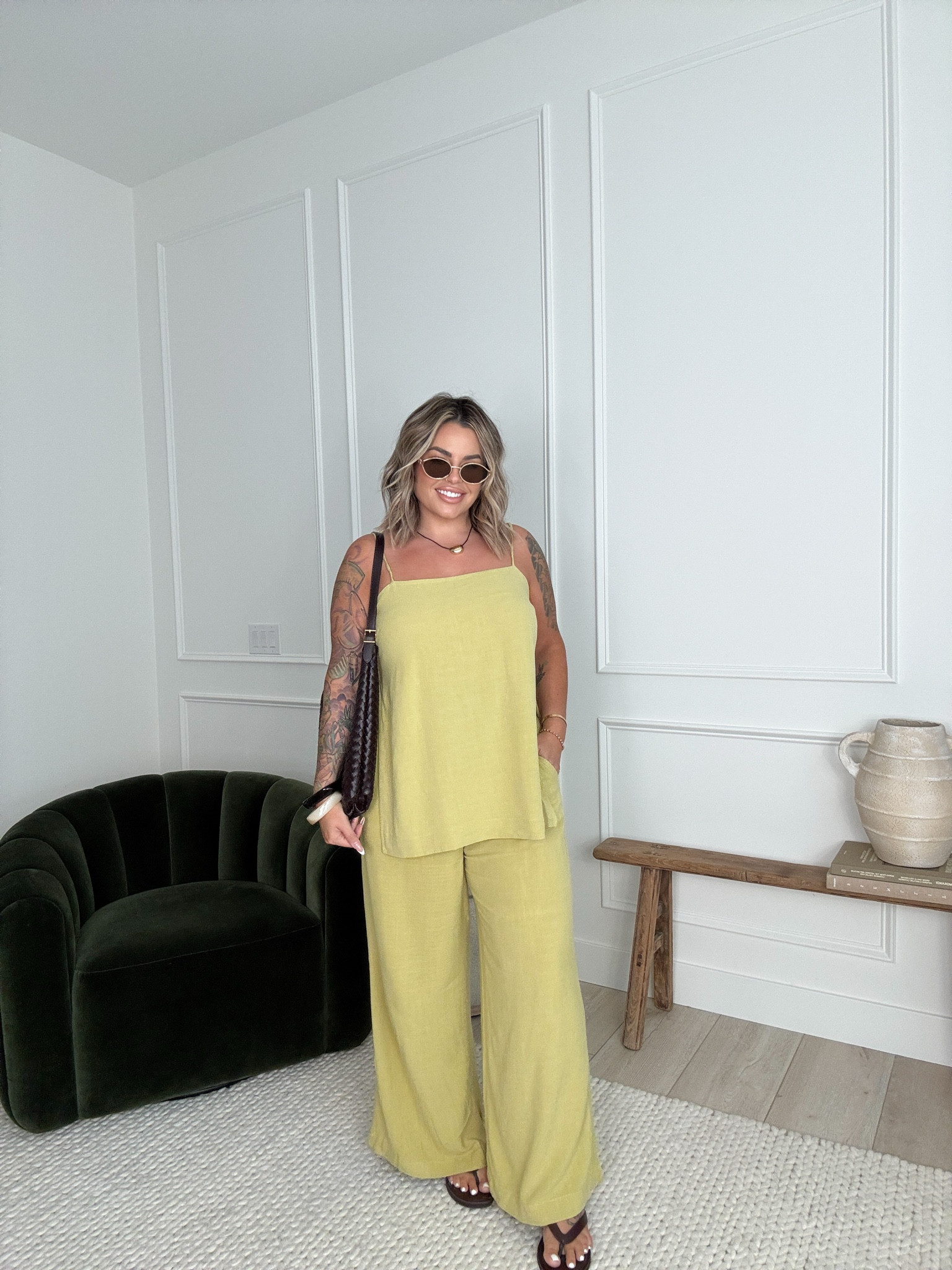 Size L 
I’m 5’5 for length reference 
#amazon FP look for less 


#LTKFindsUnder50 #LTKMidsize