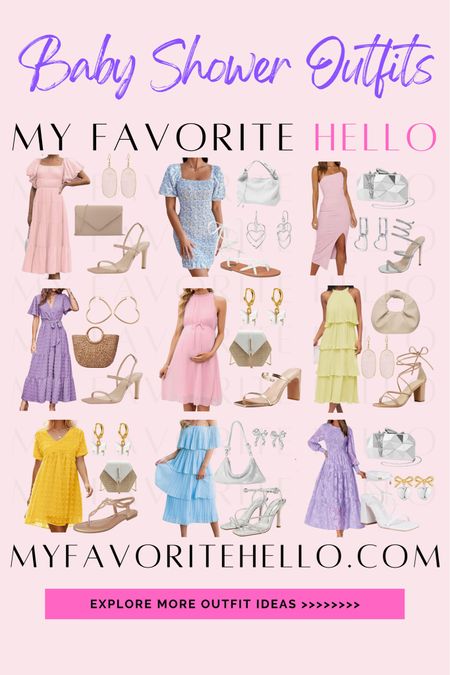 Baby shower outfits, spring outfits, spring dress outfits, baby shower dress outfits 

#LTKbump #LTKbaby #LTKparties