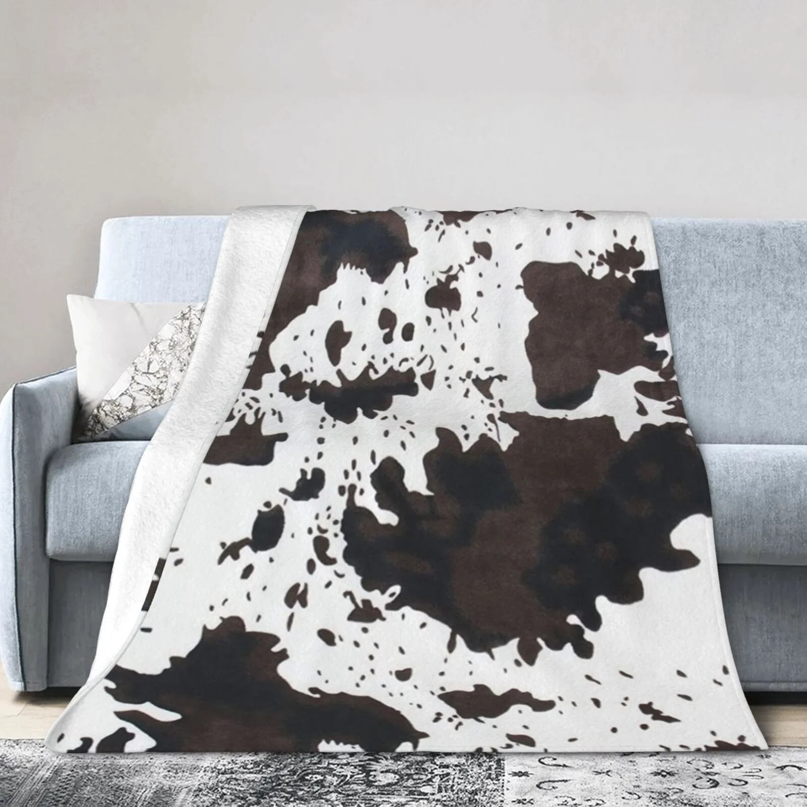 Cute Cow Print Blanket Warm Plush Bedding Fleece Throw Blanket Farm Cow Blankets 50x40 inch - Wal... | Walmart (US)