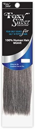 FOXY SALON WEAVE - STRAIGHT08 (Foxy Silver - Weave) - Human Hair Weave in 51 | Amazon (US)
