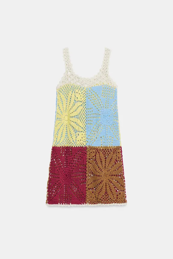 CROCHET KNIT DRESS | Zara US