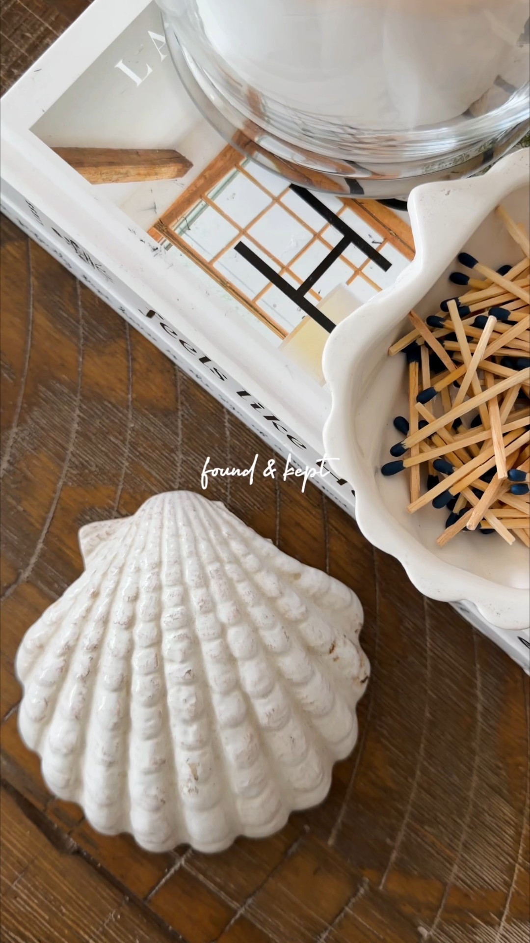 Livingroom details and the shell was a thrifted find 🐚

#LTKFindsUnder50 #LTKFindsUnder100 #LTKHome