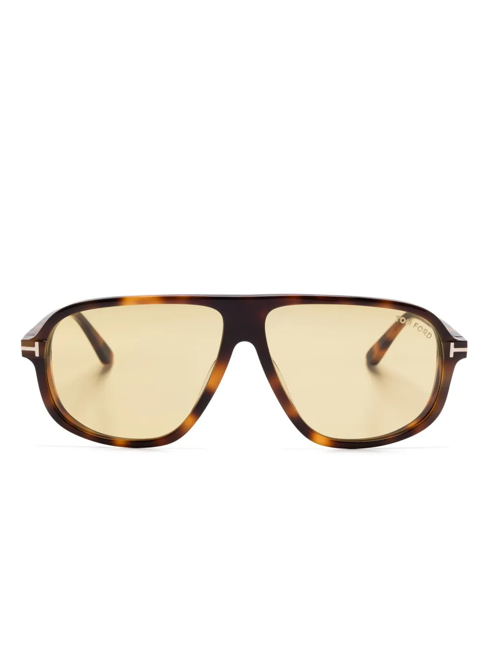 TOM FORD Eyewear pilot-frame Sunglasses | Brown | FARFETCH | Farfetch Global