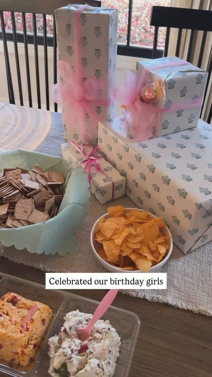 Birthday celebration for our springtime girls 

 #LTKHome #LTKKids