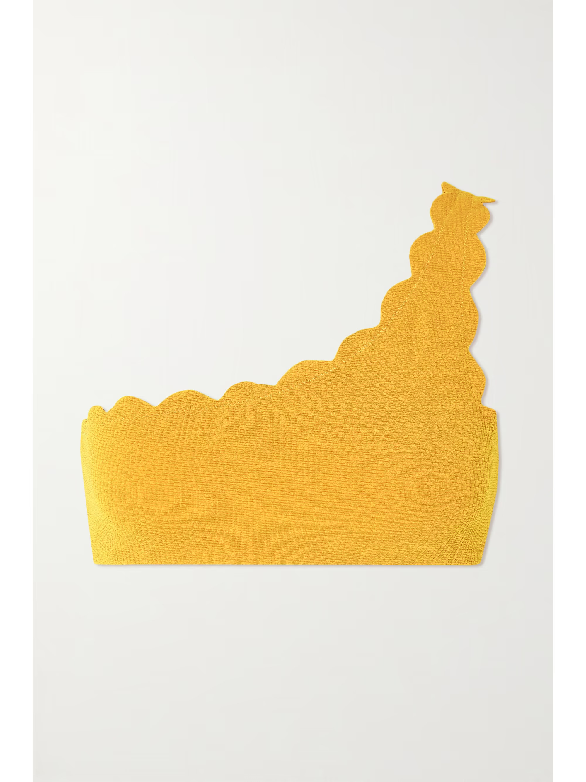 + NET SUSTAIN Santa Barbara reversible scalloped recycled seersucker bikini top | NET-A-PORTER (US)