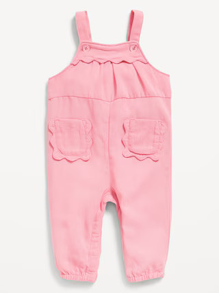 Scallop-Trim Overalls for Baby | Old Navy | Old Navy (US)