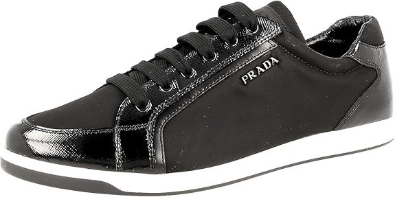 Prada Women's 3E5892 Saffiano Leather Sneaker | Amazon (US)