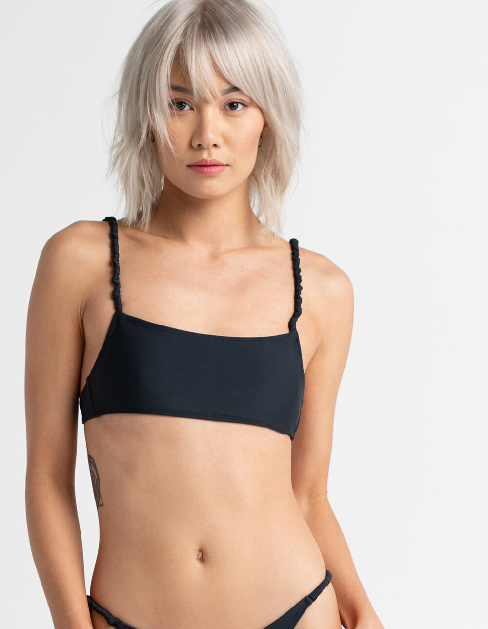 FULL TILT Square Neck Bralette Bikini Top - BLACK | Tillys | Tillys