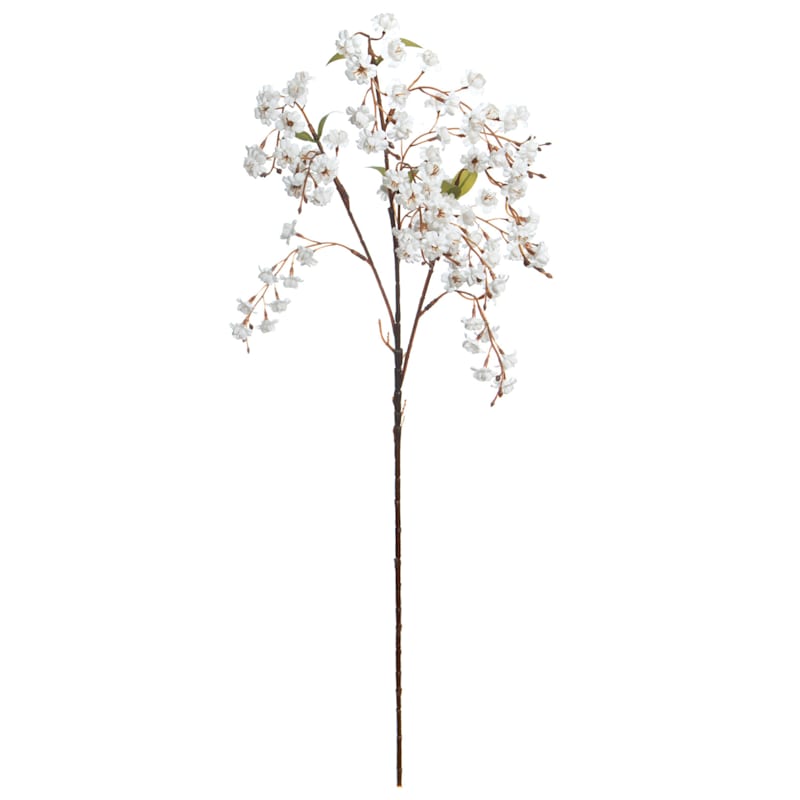 White Double Baby's Breath Floral Spray, 33" | At Home