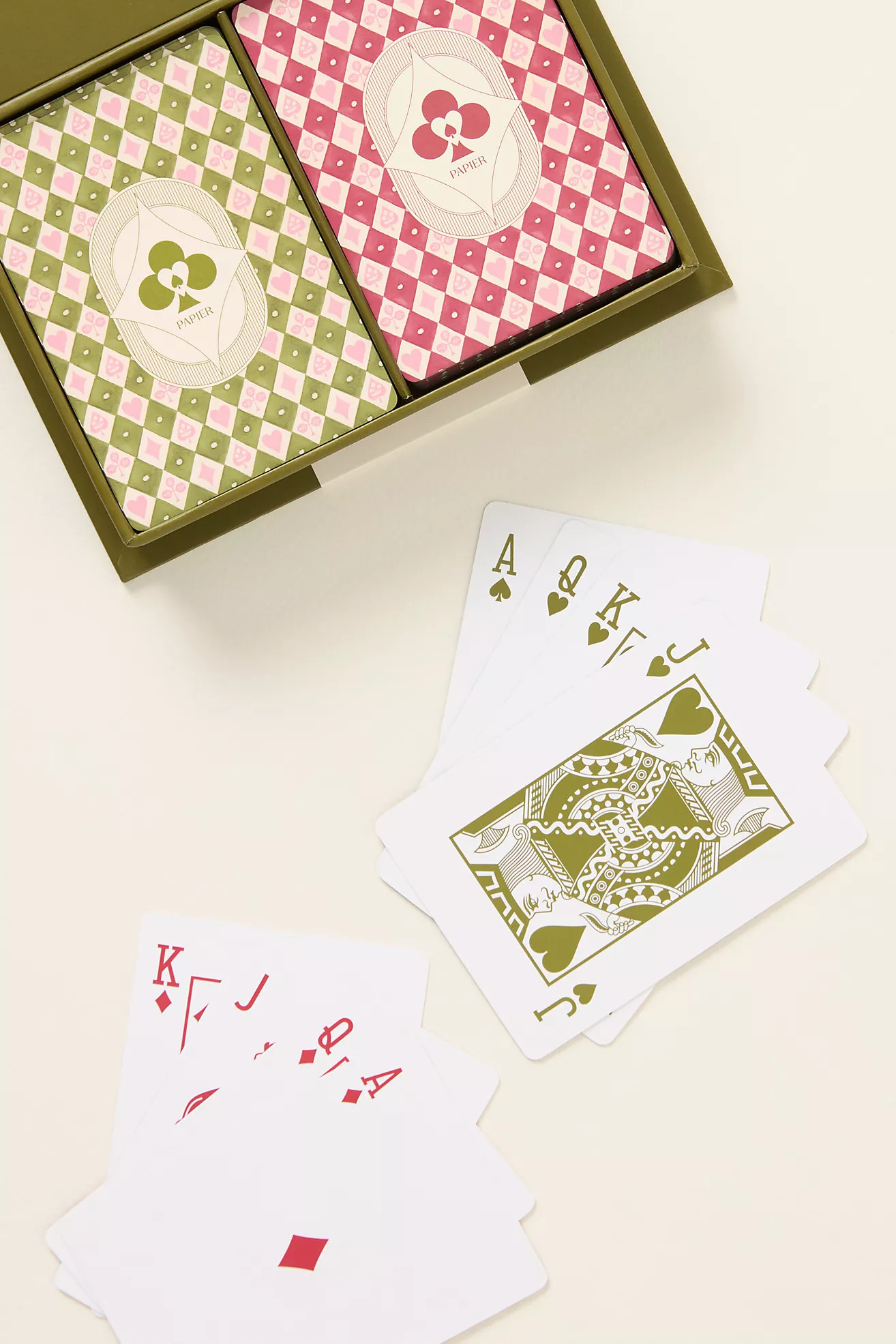 Papier x Anthropologie Playing Cards, Set of 2 | Anthropologie (US)