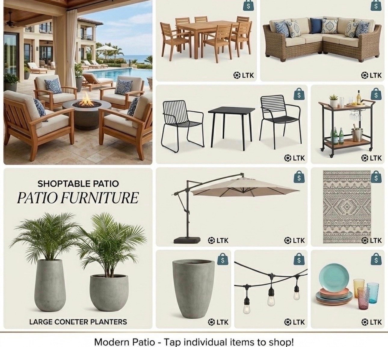 The Outdoor Oasis Blueprint (Before the Long Weekend) 🍹✨
Be honest: is your backyard actually ready for hosting, or are you secretly hoping everyone stays inside the kitchen? 🫣
With the long weekend right around the corner, your patio shouldn't just be an afterthought—it should feel like an extension of your living room. The secret to a space people never want to leave isn't just a good set of chairs; it’s about creating zones for lounging, dining, and clinking glasses.
I’ve rounded up the ultimate modern patio checklist to completely transform your outdoor space into a 5-star resort vibe.
🌟 How to Build the Look:
 The Anchor Pieces: Mix classic teak wood with a cozy wicker sectional to keep the vibe textured and high-end.
 The Entertainment Hub: A sleek bar cart on wheels means the party moves wherever you do (and keeps you from running inside for refills).
 The "Cozy Factor" Details: Layer on warm string lights, textured outdoor rugs, and oversized concrete planters to make a backyard feel like a curated oasis.
Stop scrolling past the dream yards on your feed and create your own. Everything is linked and ready to ship just in time for summer hosting. ☀️👇
👉 Tap the image or click the link in my bio to shop the entire setup and upgrade your outdoor space today!
#LTKhome #PatioDesign #OutdoorLiving #BackyardOasis #PatioFurniture #HomeDecorInspo #SummerHosting #MDWhome

#LTKHome #LTKSaleAlert

#LTKvlog