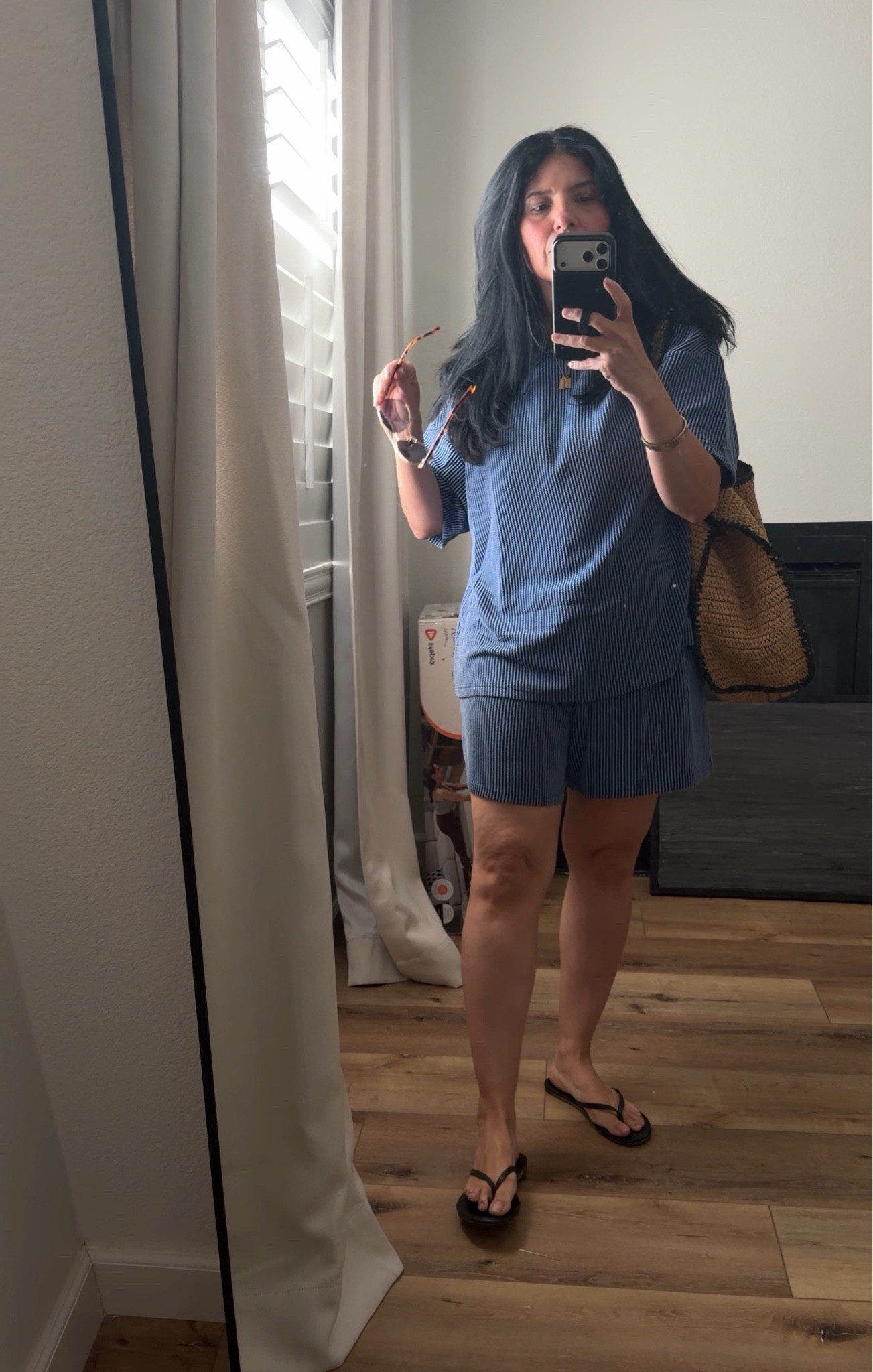 I went up a size for a more oversized fit.

#LTKootd #LTKmomlife #LTKgrwm