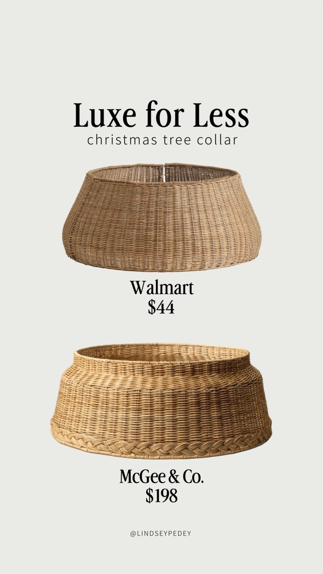 Love both of these Christmas tree collars! Both sure to sell out! 

@mcgeeandco @Walmart Christmas decor, tree collars, woven tree collar, home decor, holiday decor, Christmas tree, look for less, designer dupe

#LTKHome #LTKSaleAlert #LTKSeasonal