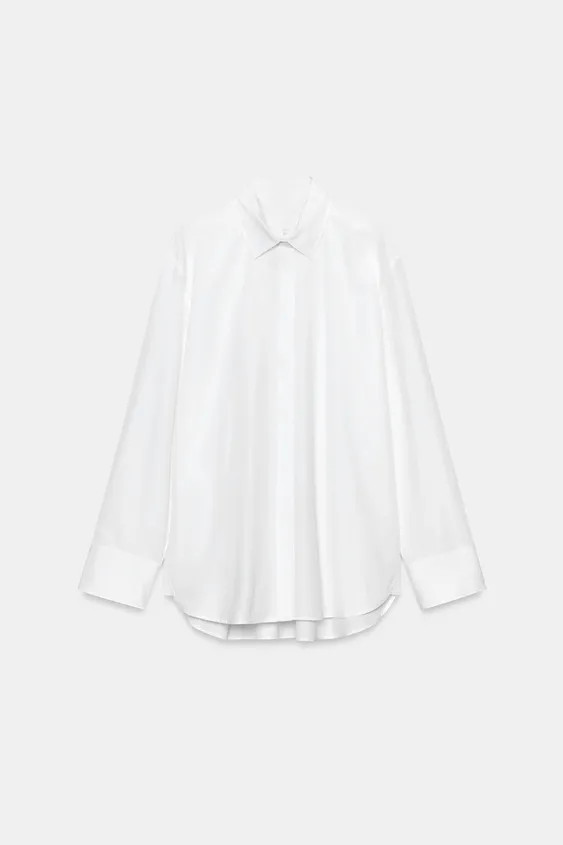 ZW COLLECTION POPLIN SHIRT | Zara UK