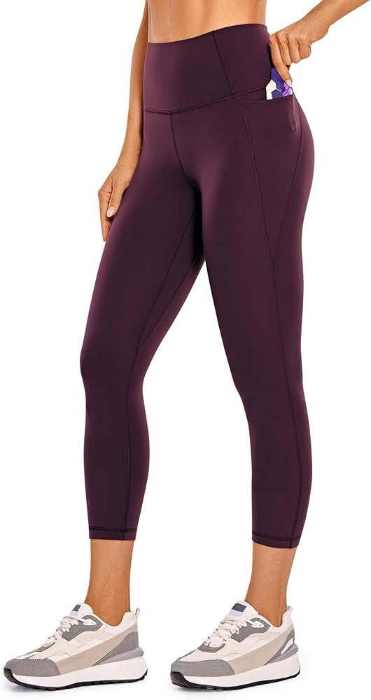 CRZ YOGA Women's Butterluxe Workout Capri Leggings 19'' - High Waisted Buttery Soft Sport Legging... | Amazon (UK)