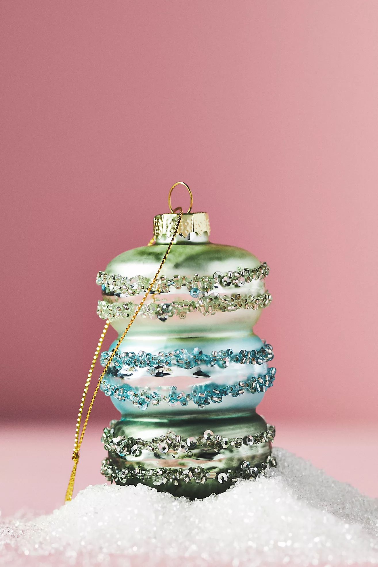 Stacked Macaron Ornament | Anthropologie (US)