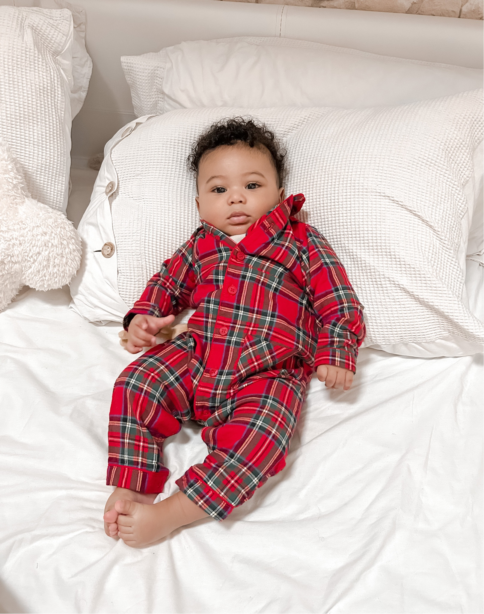 Follow him on instagram @lucio.libero 

Age in photo :3M
Christmas pjs size : 6:9M

Baby boy style, baby boy outfit, cute baby boy clothing, 3 months old, baby fall fashion, beanie, baby clothes, fall baby clothes 

 

#LTKbaby #LTKSeasonal #LTKHoliday
