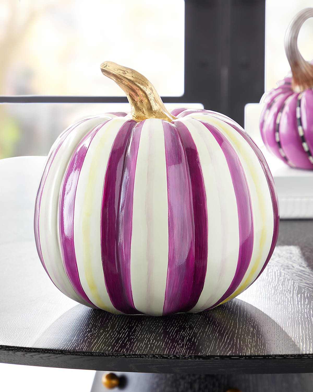 Plum Stripe Pumpkin, Medium | Neiman Marcus