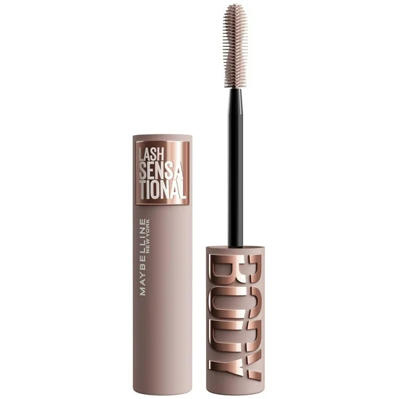 Maybelline Lash Sensational Body Washable Mascara Makeup, Brownish Black, 0.24 fl oz | Walmart (US)