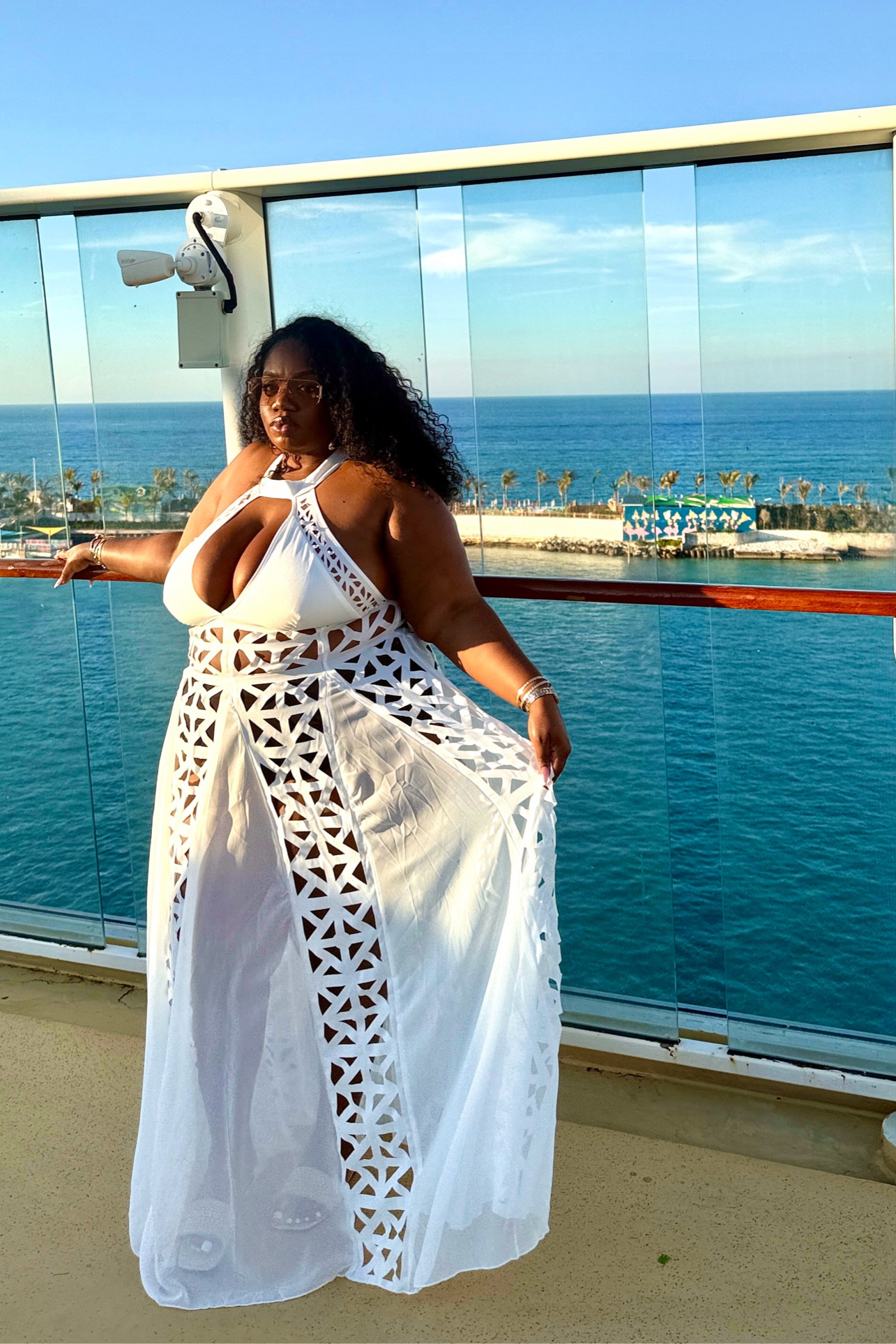 Let’s give some commotion for the dress! Love and all white moment! 
Wearing a 3XL
#femmelandatsea #white dress 

#LTKootd #LTKdayinmylife #LTKPlusSize