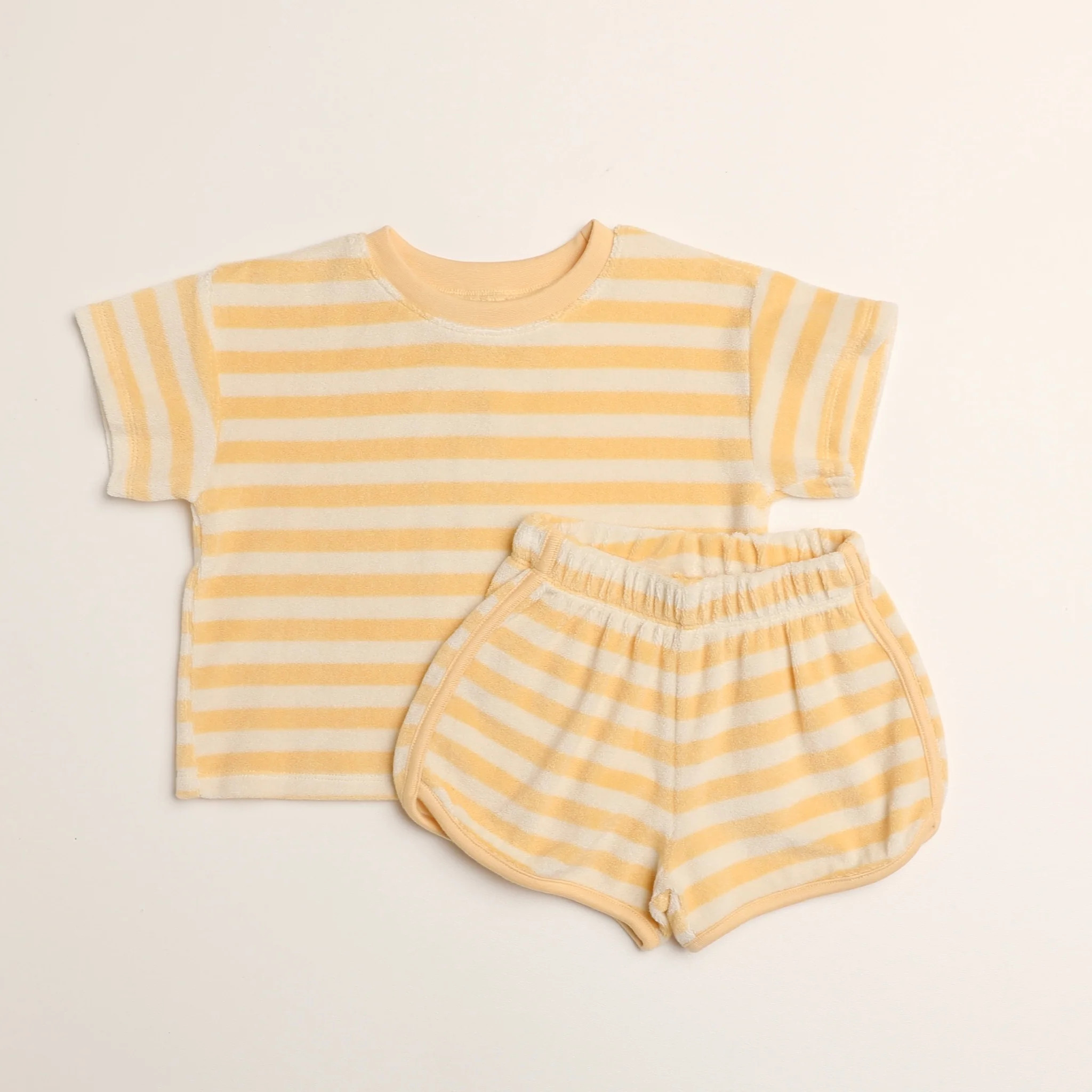 Sterling Set in Yellow Stripe | Winnie and Crew