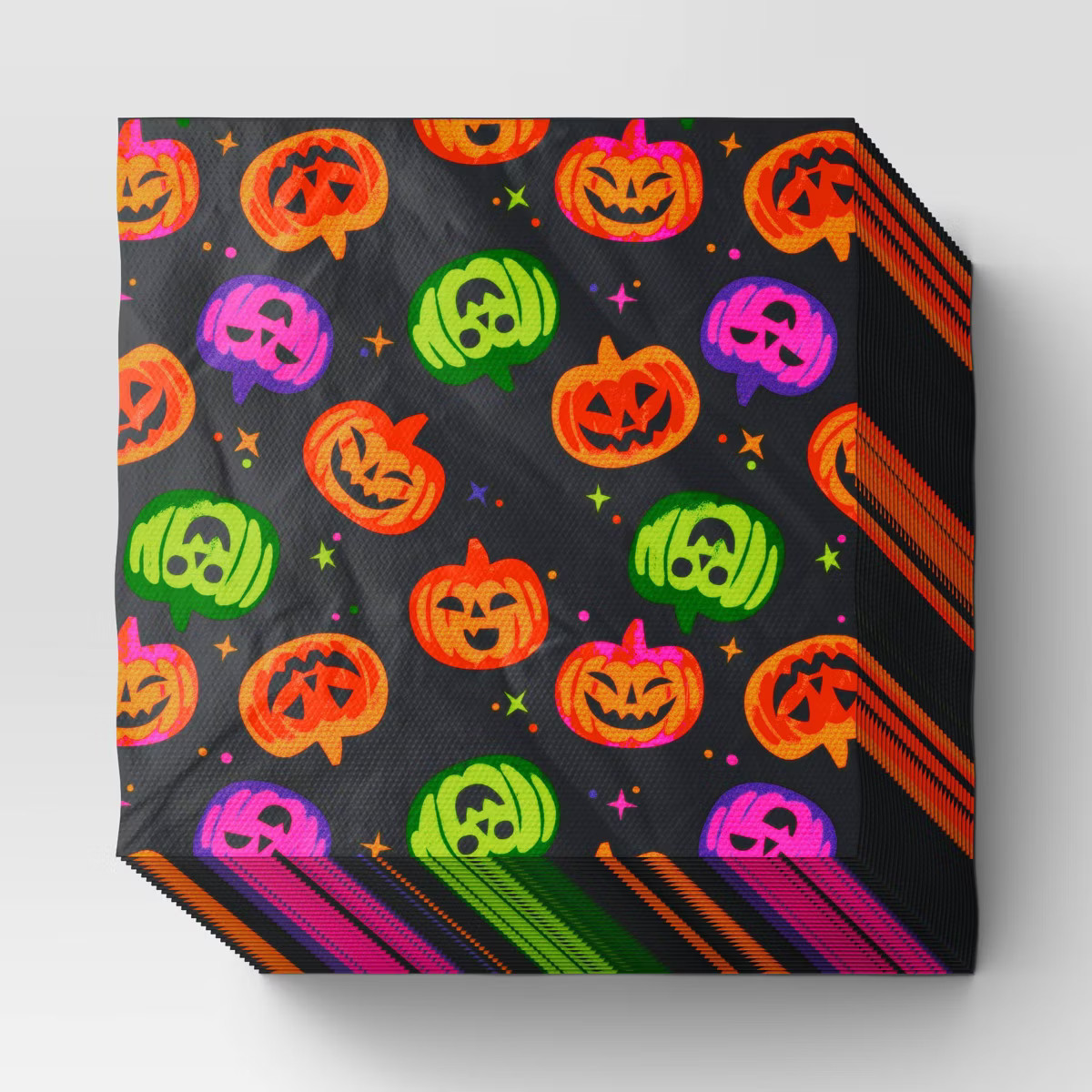 30ct Halloween Disposable Lunch Napkins Multi Jack Toss | Target
