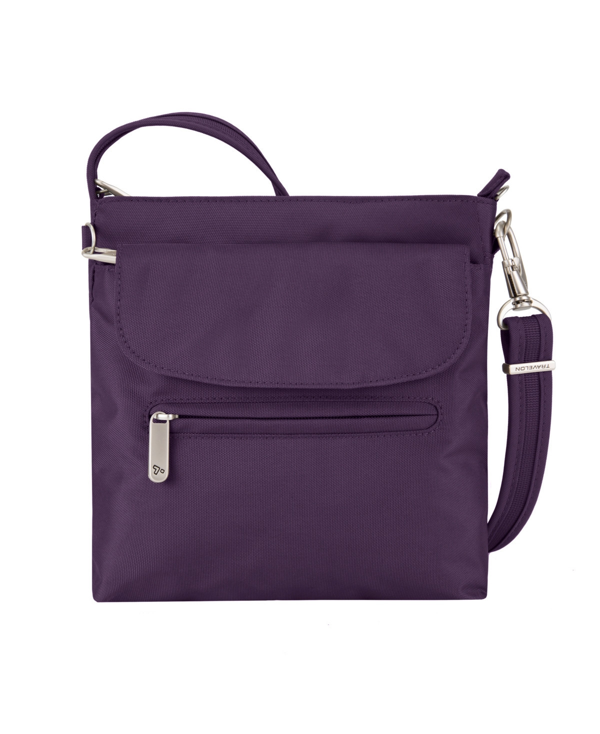 Travelon Anti-Theft Classic Mini Shoulder Bag - Dark Purple | Macy's