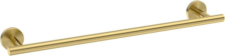 Brass Gold Towel Bar, 24-Inch Towel Racks for Bathroom | Amazon (US)