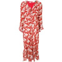Rixo Coleen printed dress - Red | Farfetch EU
