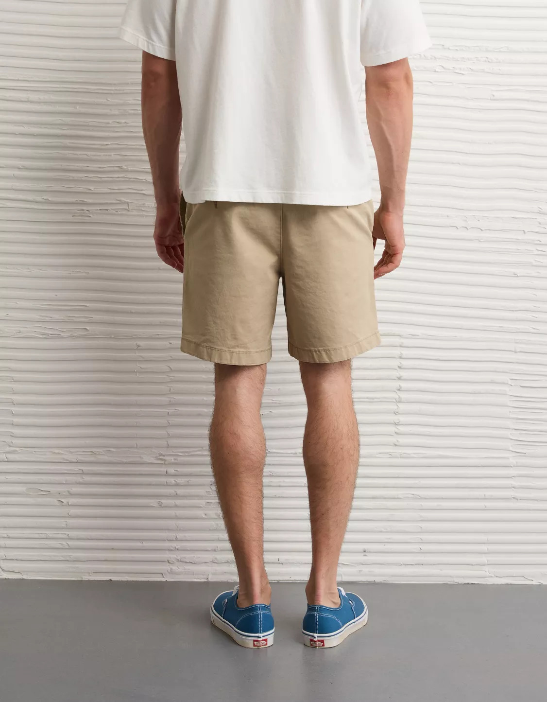 AE 7" Flex Lived-In Khaki Short | American Eagle Outfitters (US & CA)