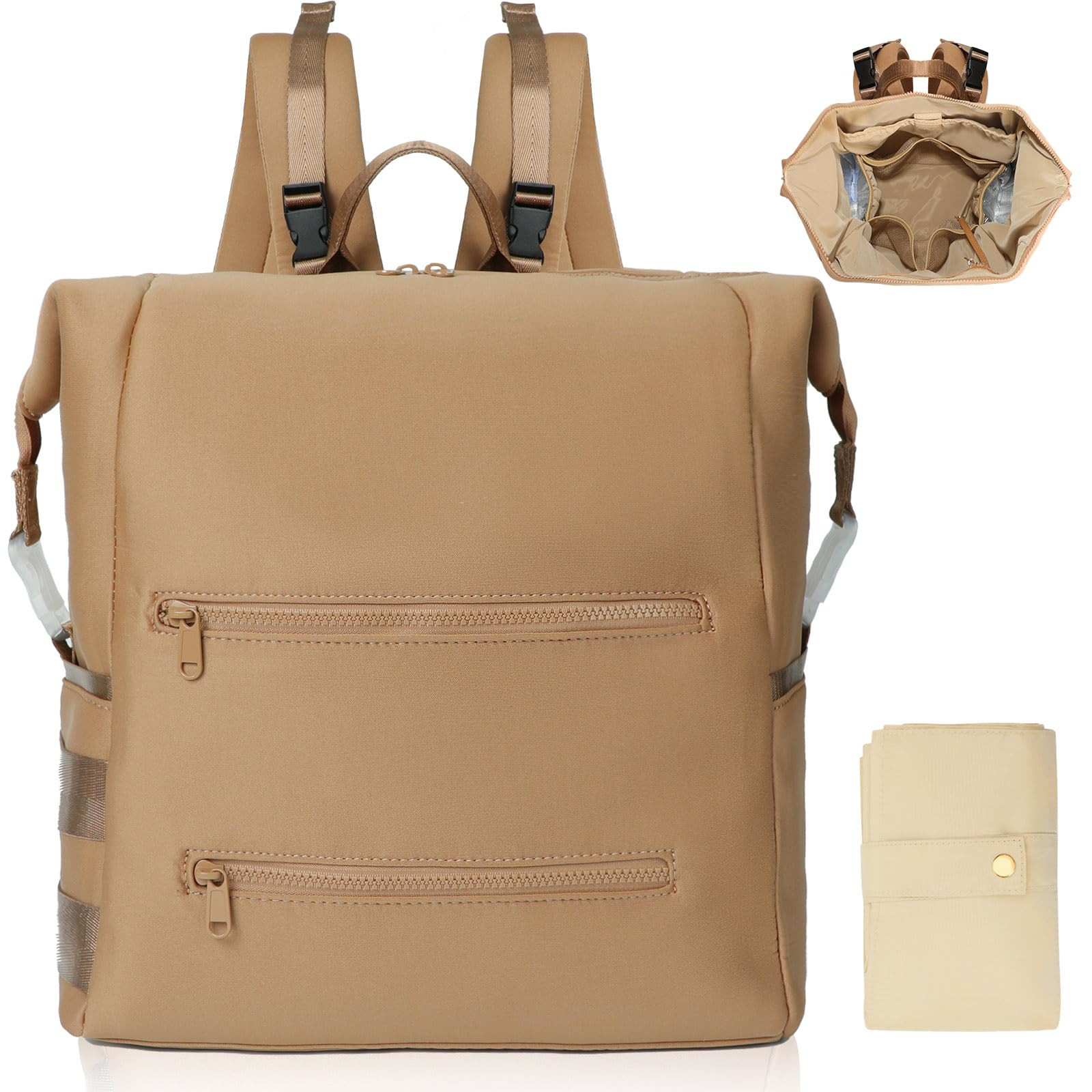 Diaper Bag Backpack,Large Neoprene Baby Bag for Boys Girls with 15 Diaper Bag Organizer,2 Insulat... | Amazon (CA)