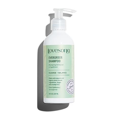 Lovesong Beauty Evergreen Shampoo. Natural, Vegan, Cruelty-Free. (8 FL OZ) | Amazon (US)