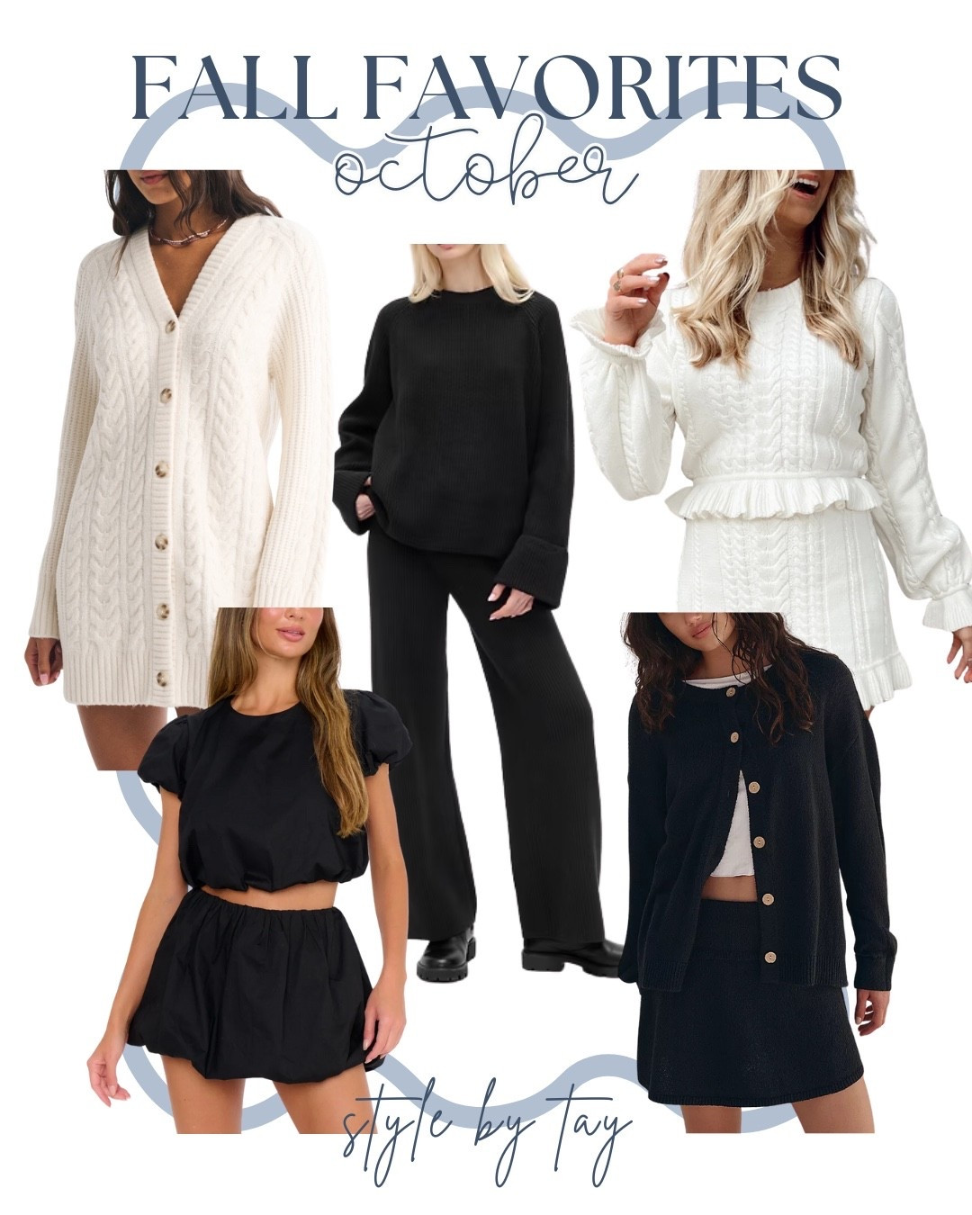 October fall favorites 🤍

Show me your mumu set, gap sweater set, free people sweater set, Abercrombie sweater dress 

#LTKFindsUnder100 #LTKSaleAlert #LTKSeasonal