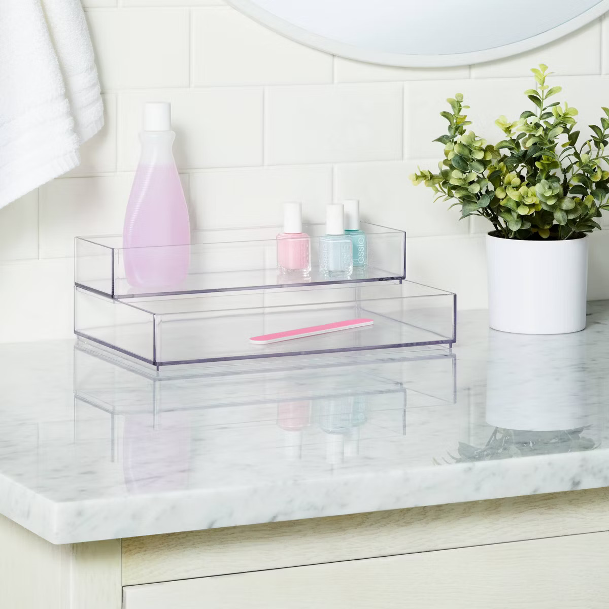 Plastic Organizer Tray Clear - Brightroom™ | Target