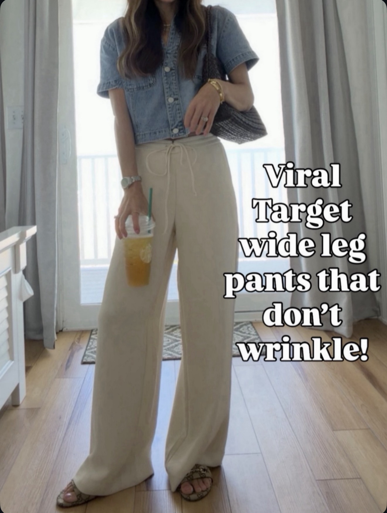 Viral Target wide leg pants that don’t wrinkle — need I say more? 👌 🔗⬇️ wearing size xs

#LTKmomlife #LTKSeasonal #LTKOver40