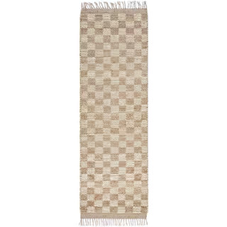 Ionut 3 ft. X 8 ft. Light Brown/Brown Area Rug | The Home Depot