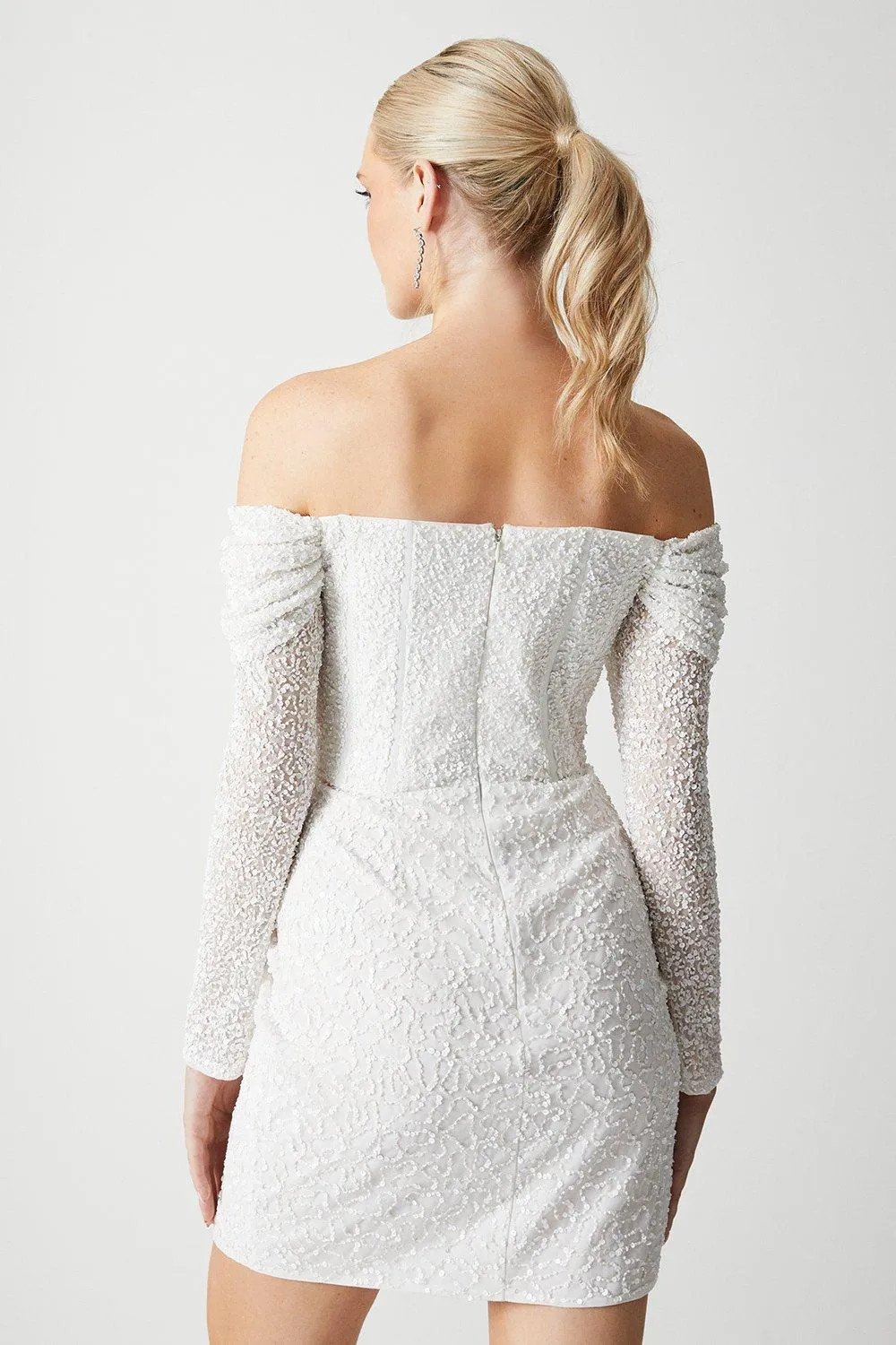 Dresses | Bardot Long Sleeve Wrap Skirt Mini Dress | Coast | Coast UK & IE