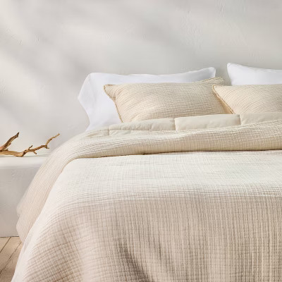 Textured Chambray Comforter & Sham Set - Casaluna™ | Target