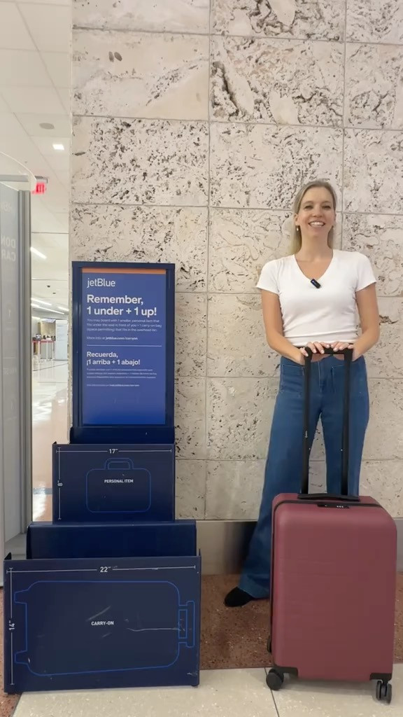 The ultimate travel hurdle: the airline sizer. 🕊️✨

I love the aesthetic of the Quince carry-on, but does it pass the JetBlue test? I’m breaking down the logistics of this viral bag to see if it’s truly "carry-on only" approved for your next flight.

Click to shop the bag and my go-to travel look! ✈️💻 

 #LTKunder100 #LTKtravel #TravelStyle #Quince #PackingTips #TravelExpert #FrenchRivieraBound #LTKgrwm #LTKvlog #LTKTravel