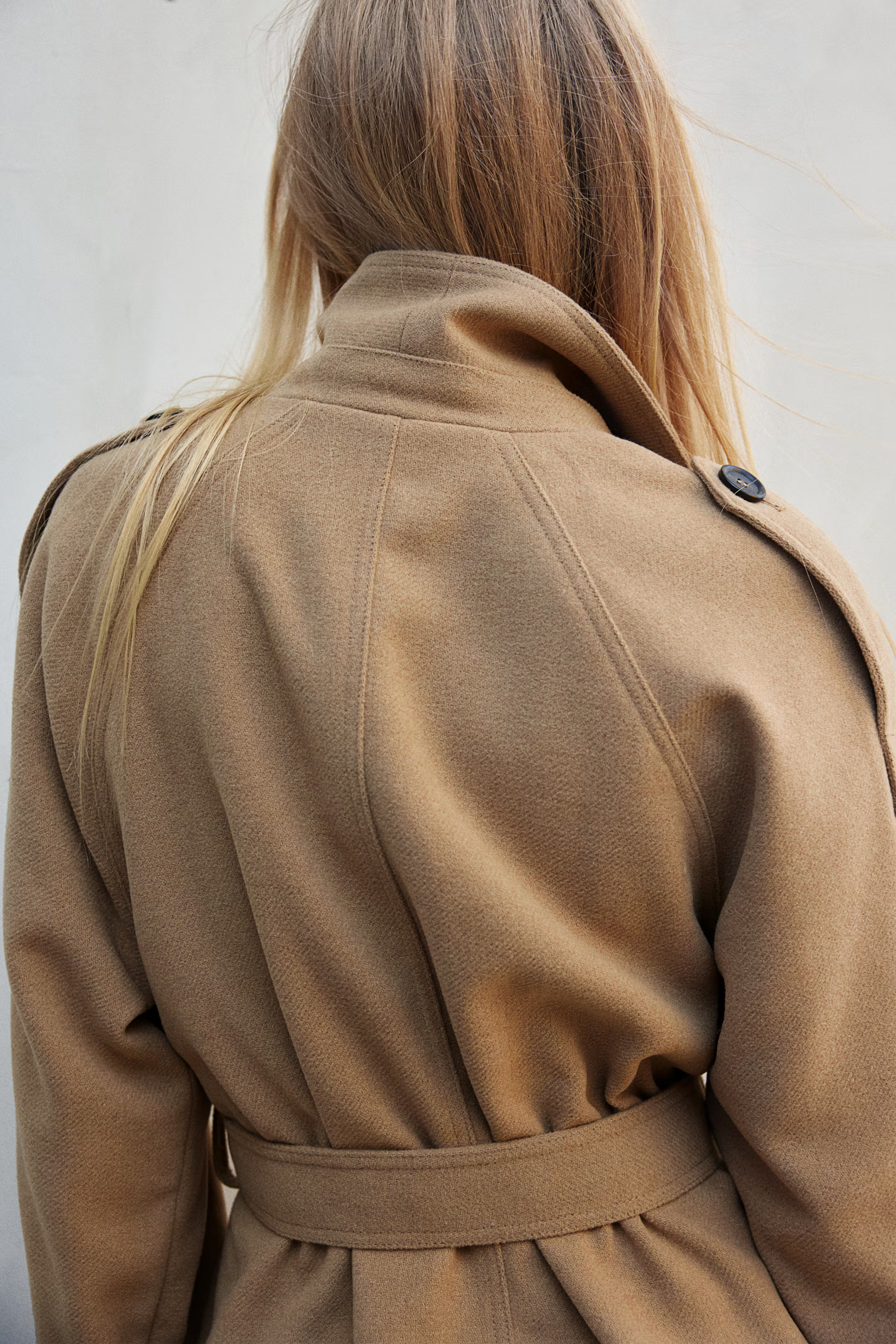 Short felted pea coat | H&M (US + CA)