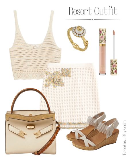 

This crochet outfit is so cute!  Perfect summer outfit. Add the wedge sandal to complete the look. #summeroutfit #resortwear # neutraloutfit

#LTKU #LTKParties #LTKSeasonal