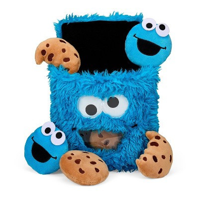 NECA Sesame Street Cookie Monster Cookie Bag 8" Interactive Plush Figure | Target