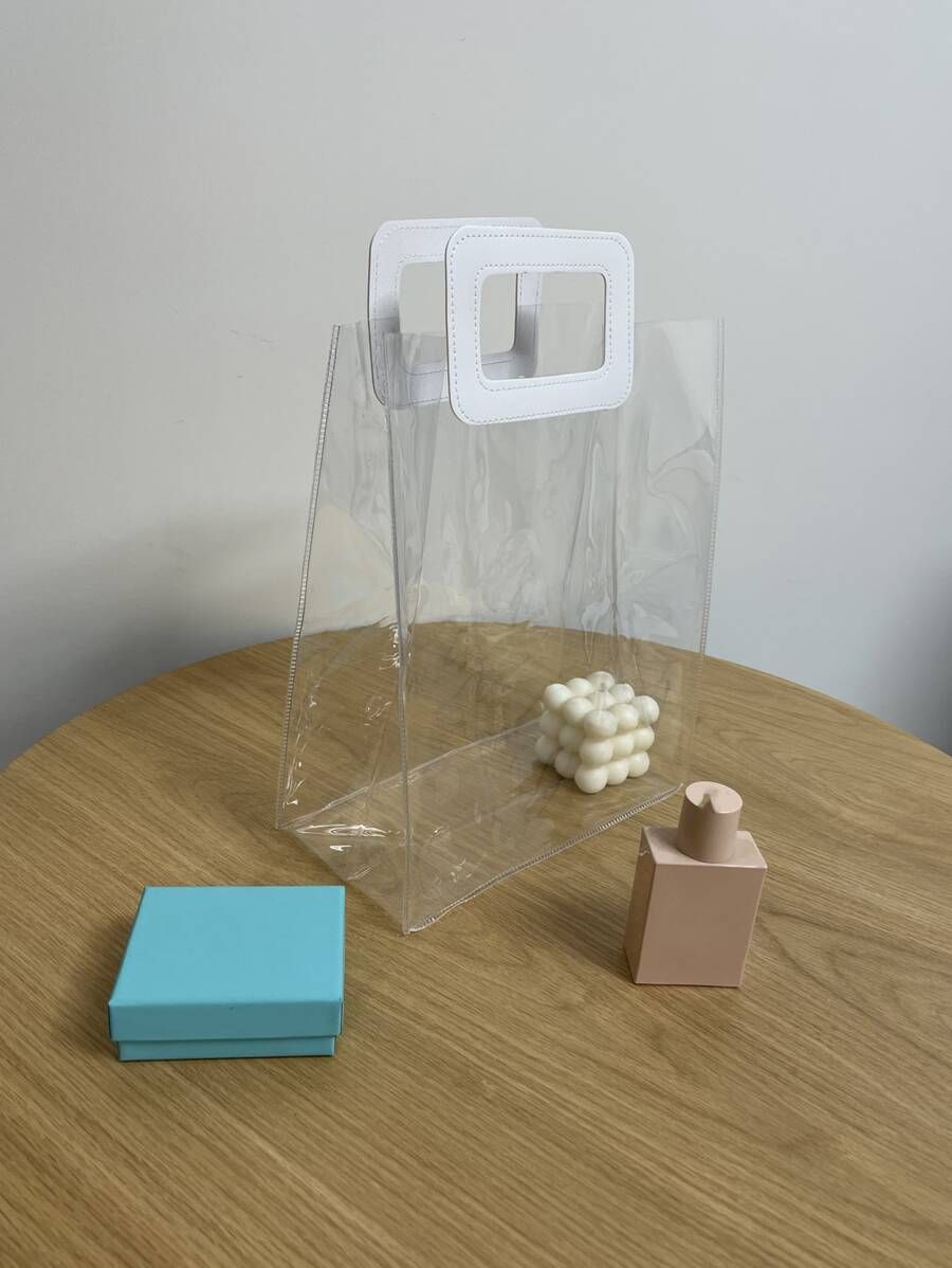 Minimalist Clear Square Bag | SHEIN