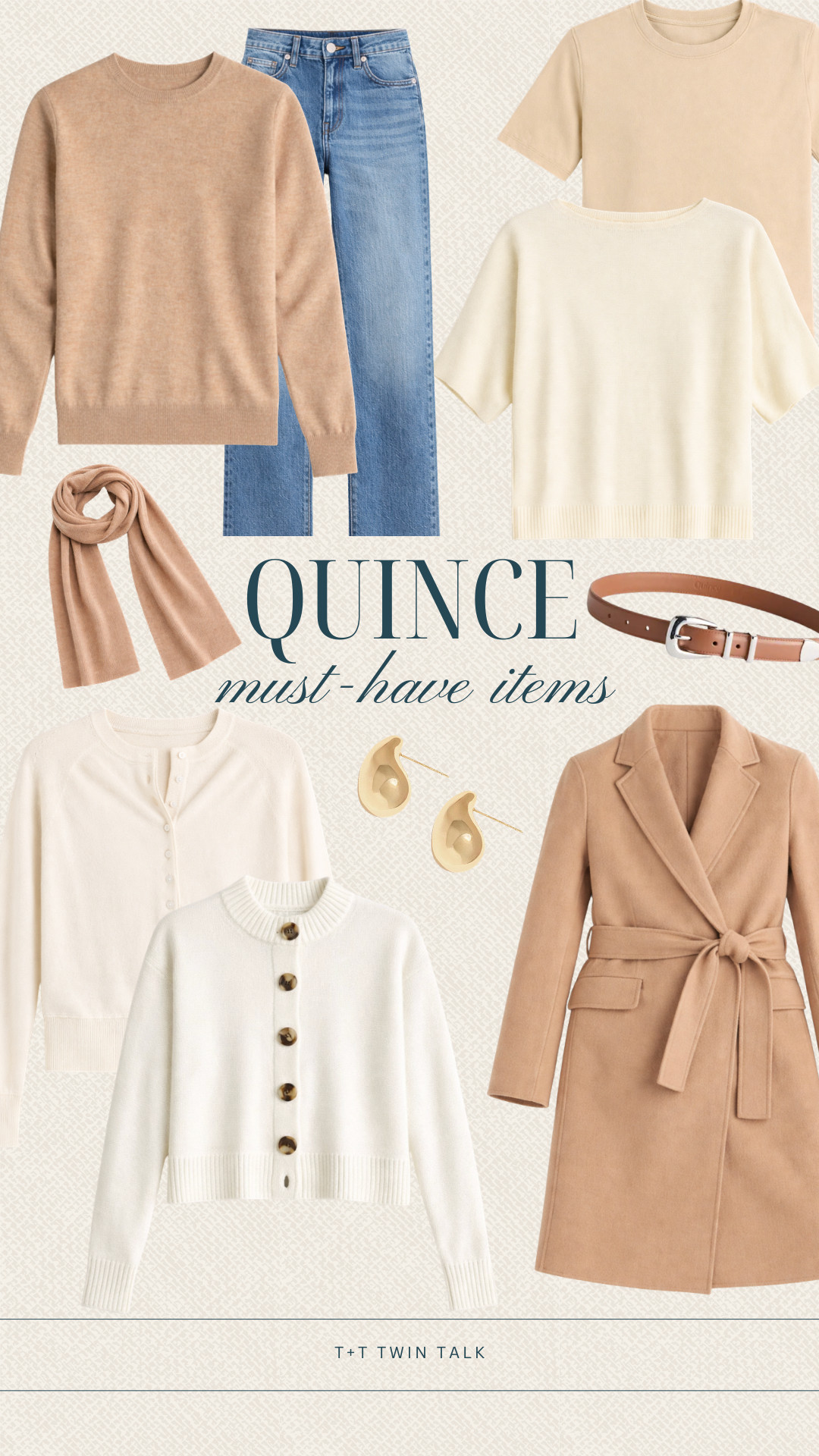 These Quince must have are some of our favorites! We love to pair the Cashmere Crewneck, or the cardigan sweater with some classic denim. These outfits are perfect for running errands or a brunch with friends! 

 #LTKSeasonal #LTKOver40 #LTKMidsize