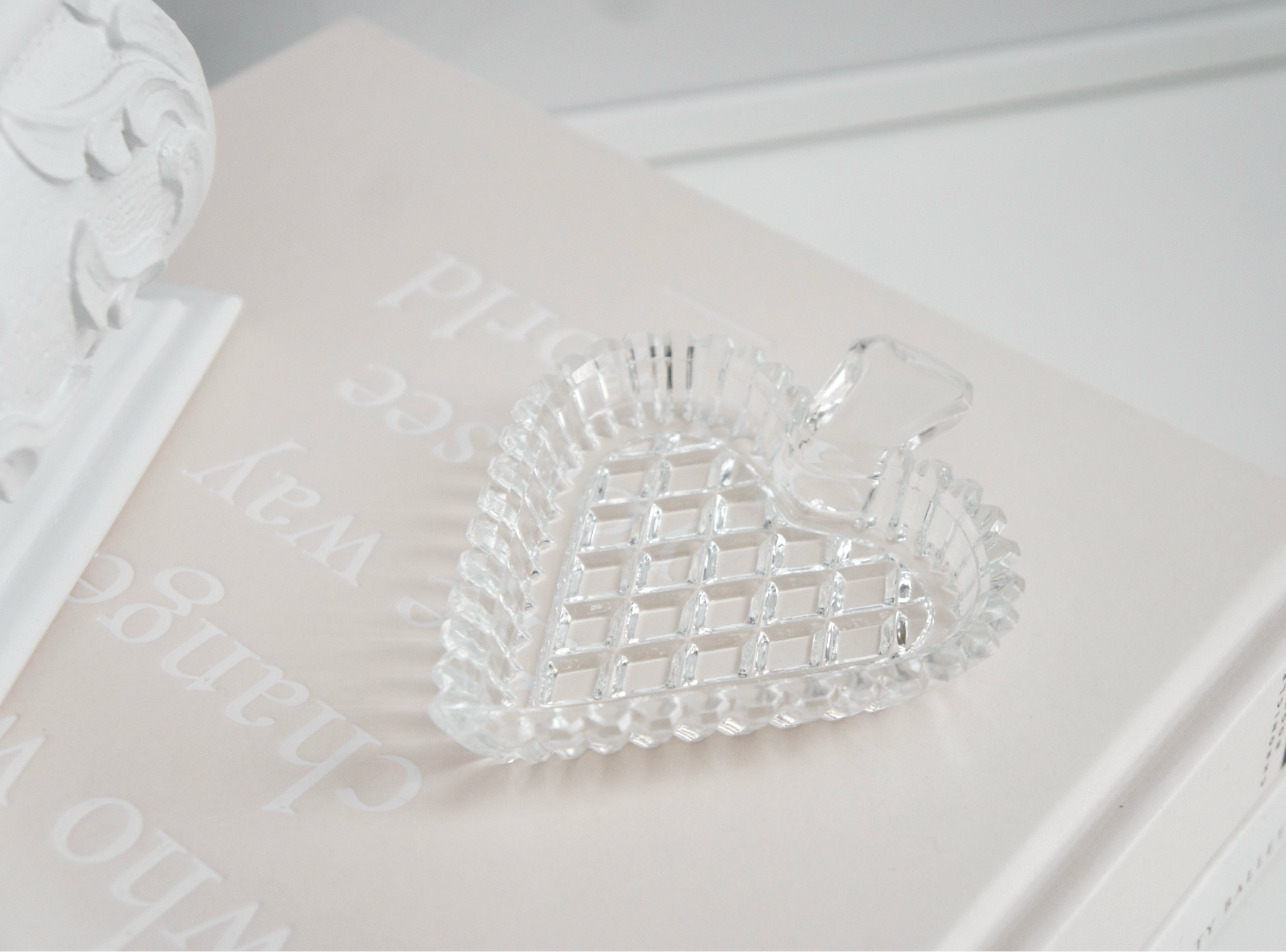 Heart shaped crystal cut jewelry & trinket dish 

#LTKhome #LTKfindsunder100 #LTKfindsunder50