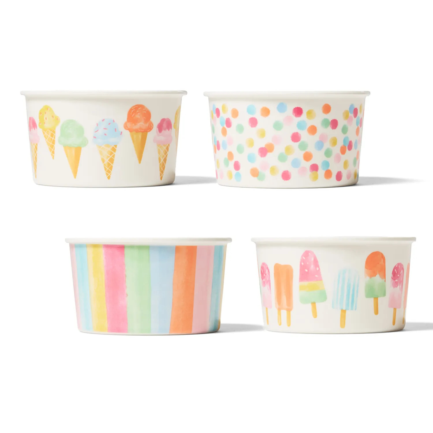 Sur La Table Melamine Ice Cream Bowls, Set of 4 | Sur La Table