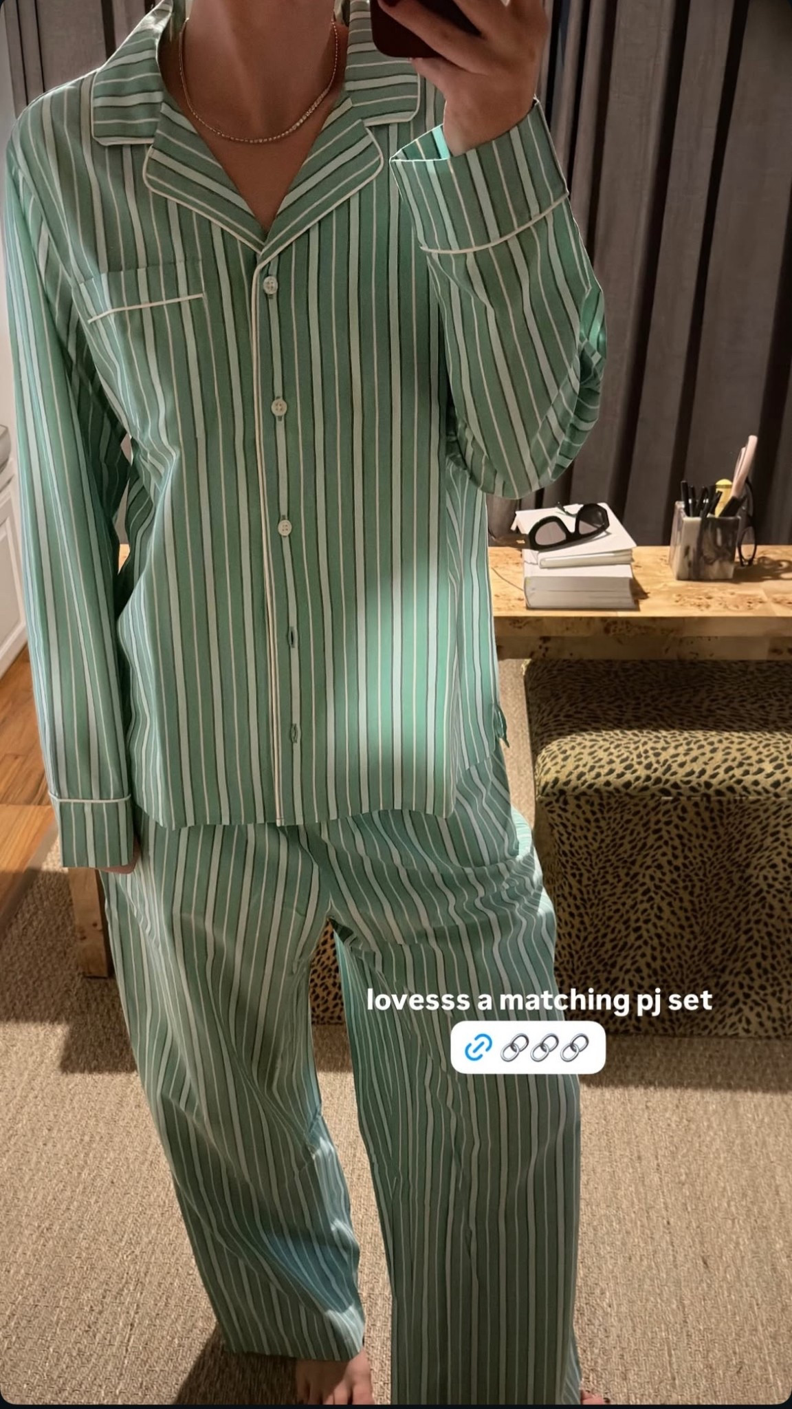 we love a good matching pj set over here 💚

#LTKgrwm #LTKdayinmylife #LTKselfcare