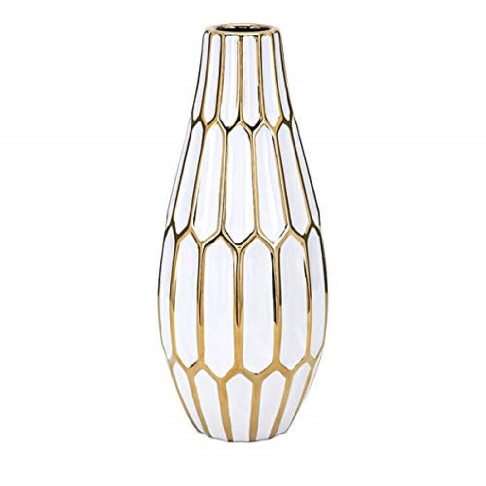 Flynn White Large Vase | The Home Depot